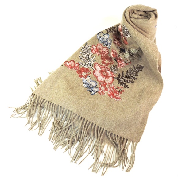 Joie Accessories - JOIE ⚜ WOMEN'S BROWN WOOL FASHION WINTER SCARF